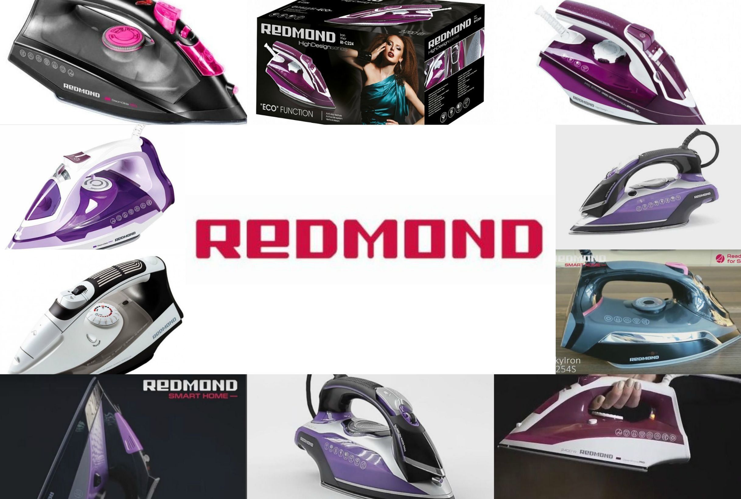 Review of the best REDMOND irons and steamers by characteristics and cost